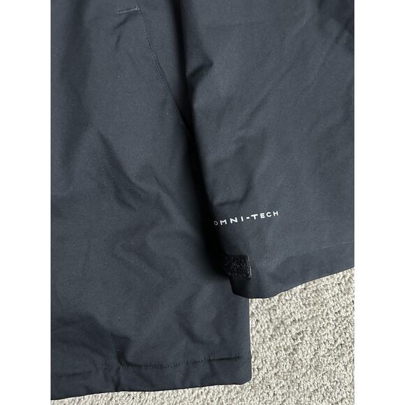 Columbia Jacket Mens L Omni-Tech Waterproof Hooded Rain Coat Interchange Shell - Picture 4 of 12